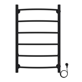 Полотенцесушитель электрический AZARIO VERONA AZ04858B 500/800 6 секций, диммер справа, черный